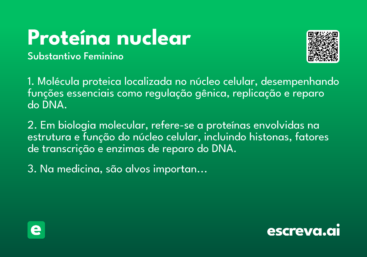 proteína nuclear