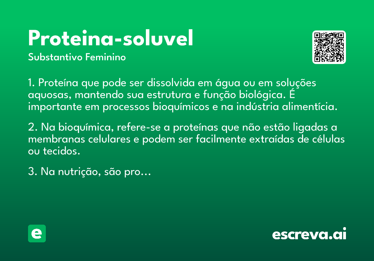 proteina-soluvel