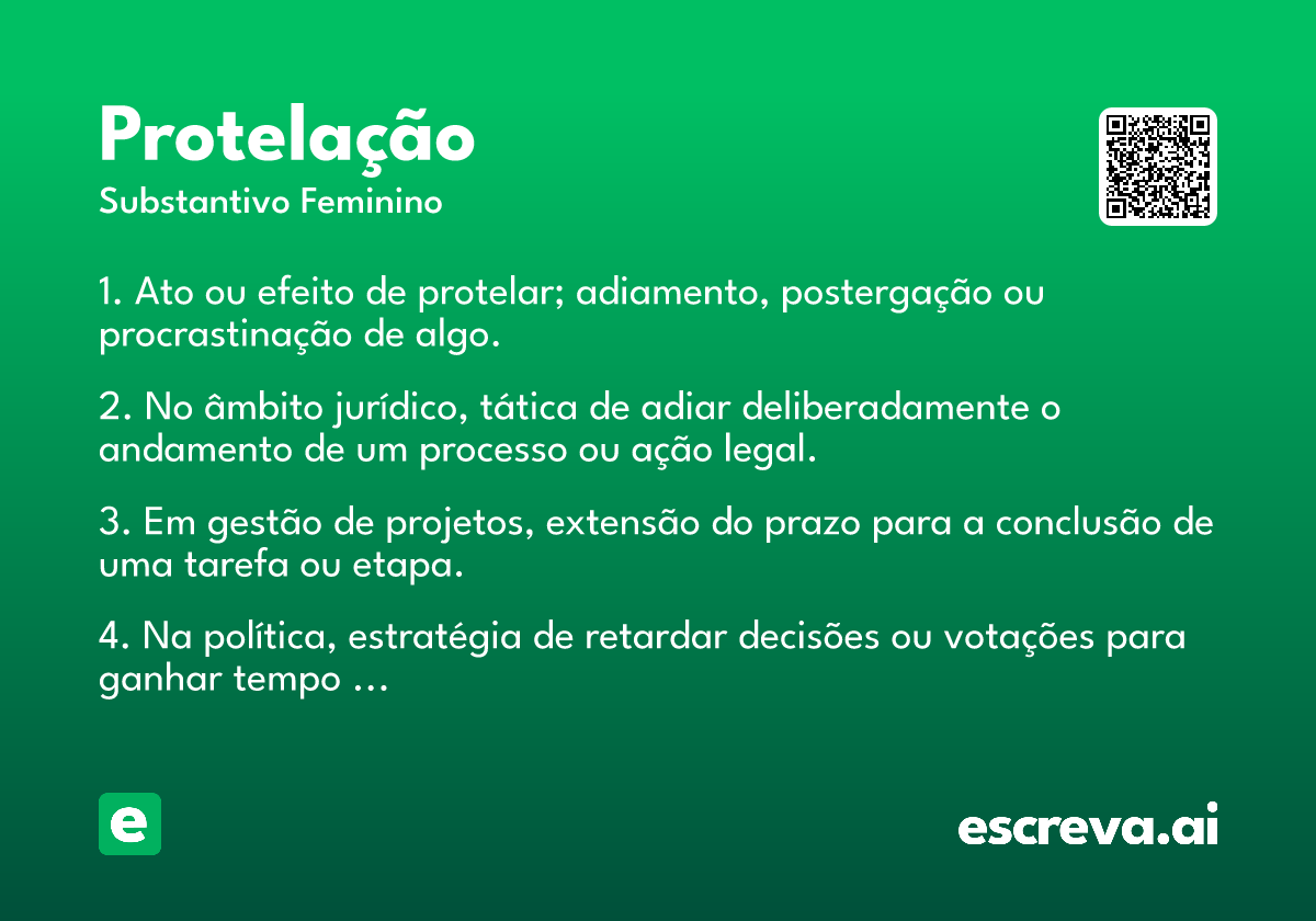 protelação