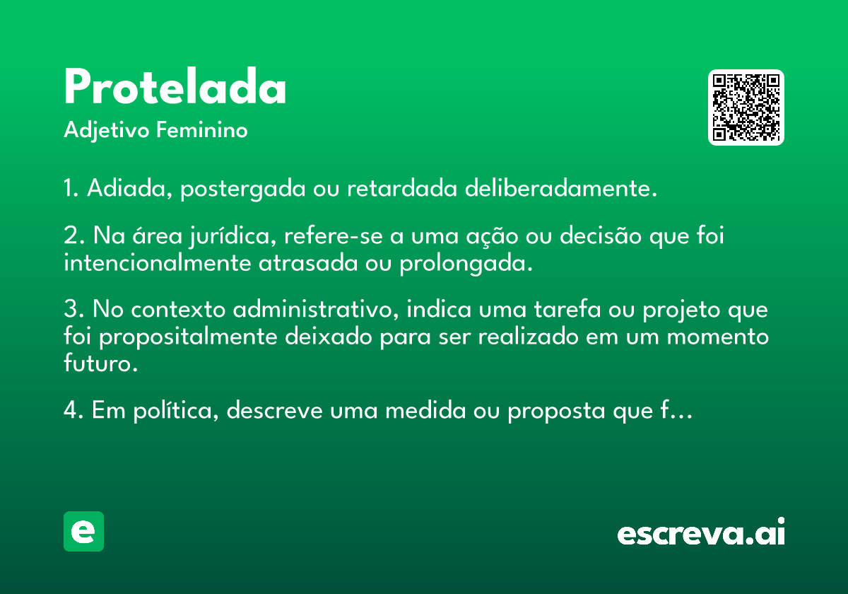 protelada
