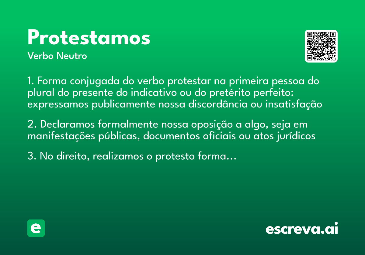 protestamos