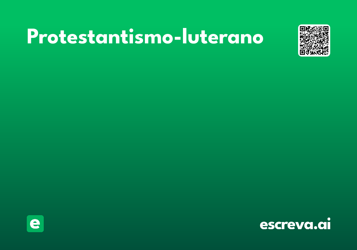 protestantismo-luterano