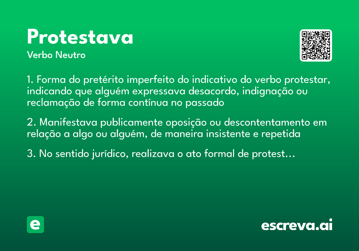 protestava