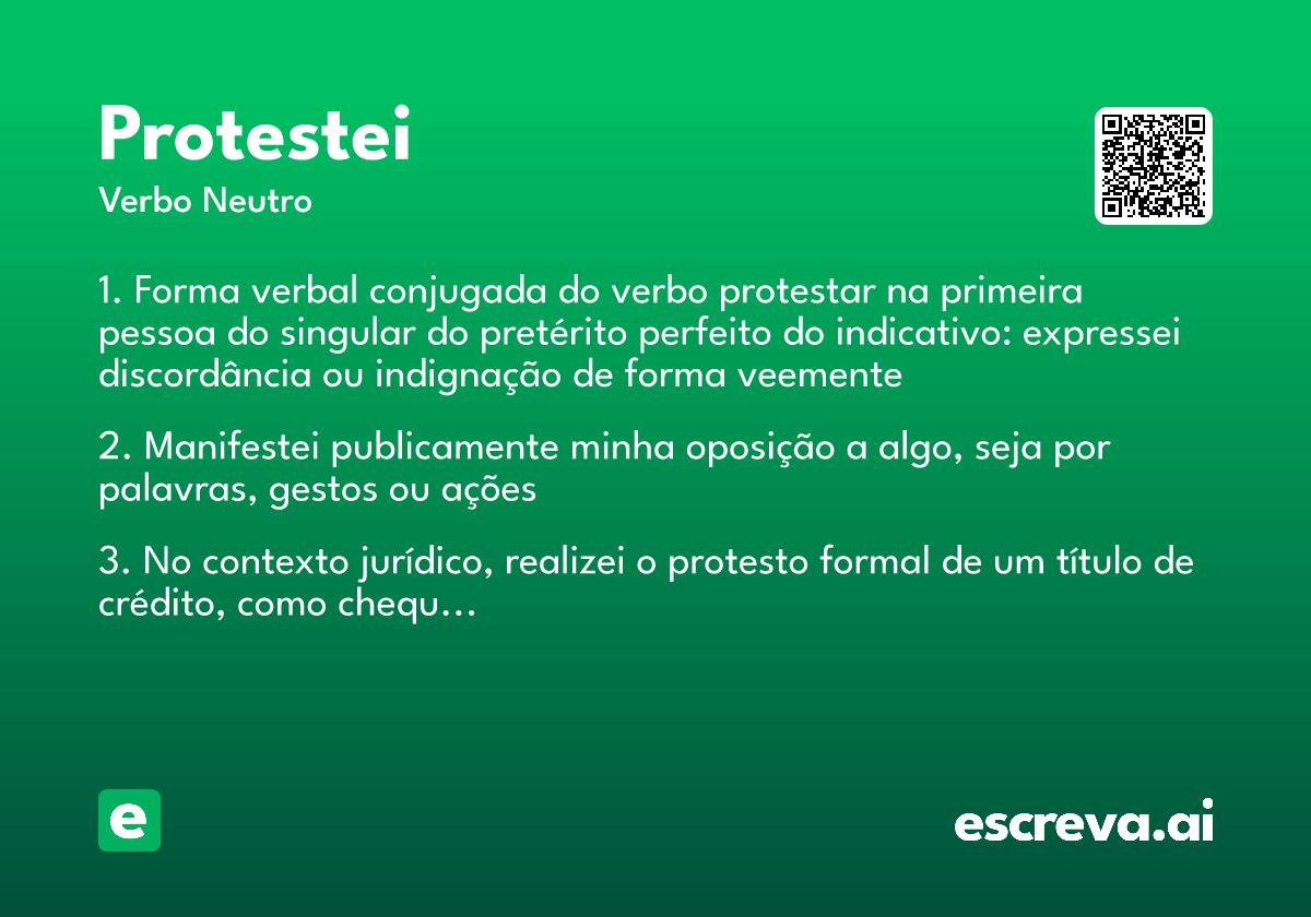 protestei