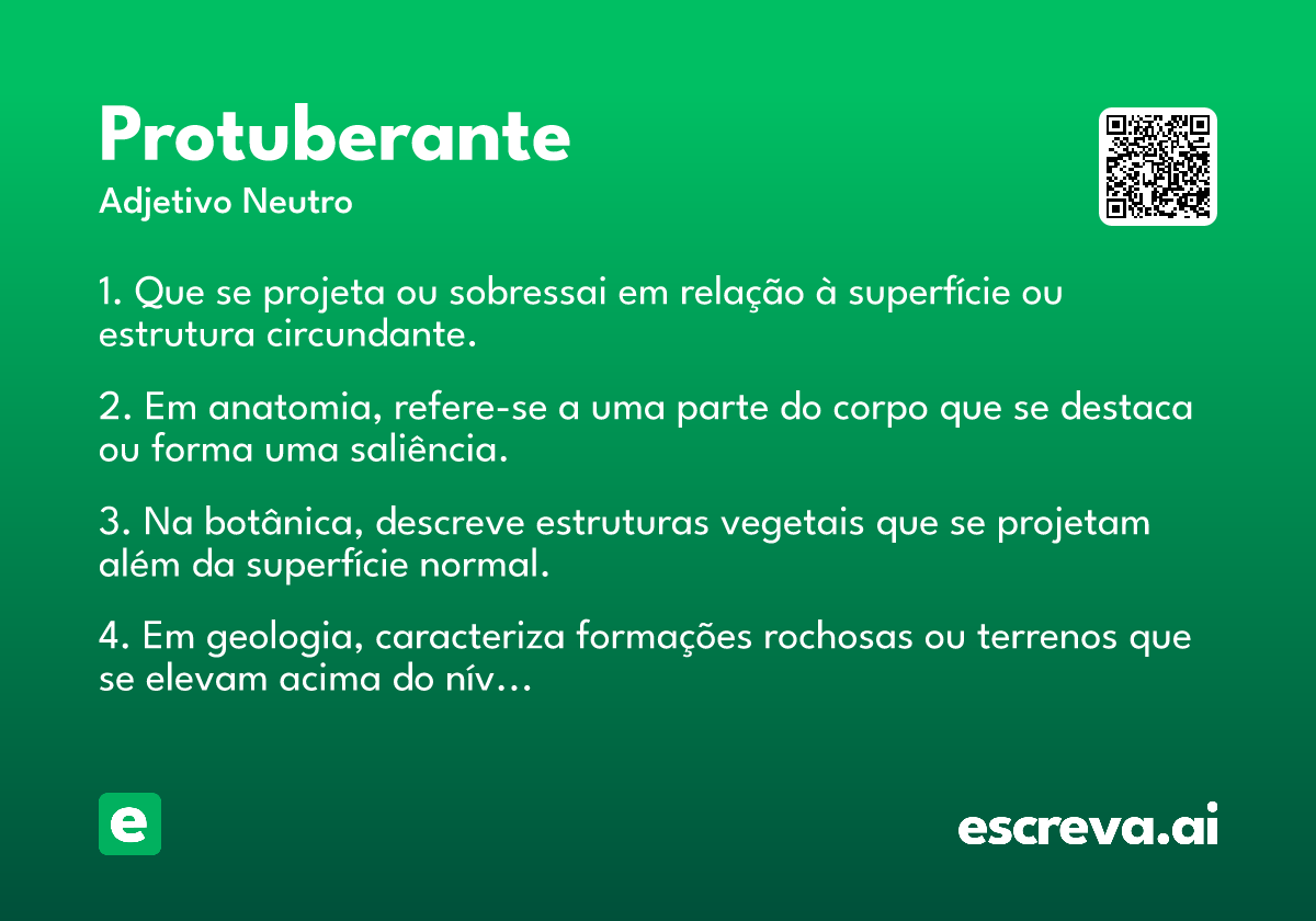 protuberante