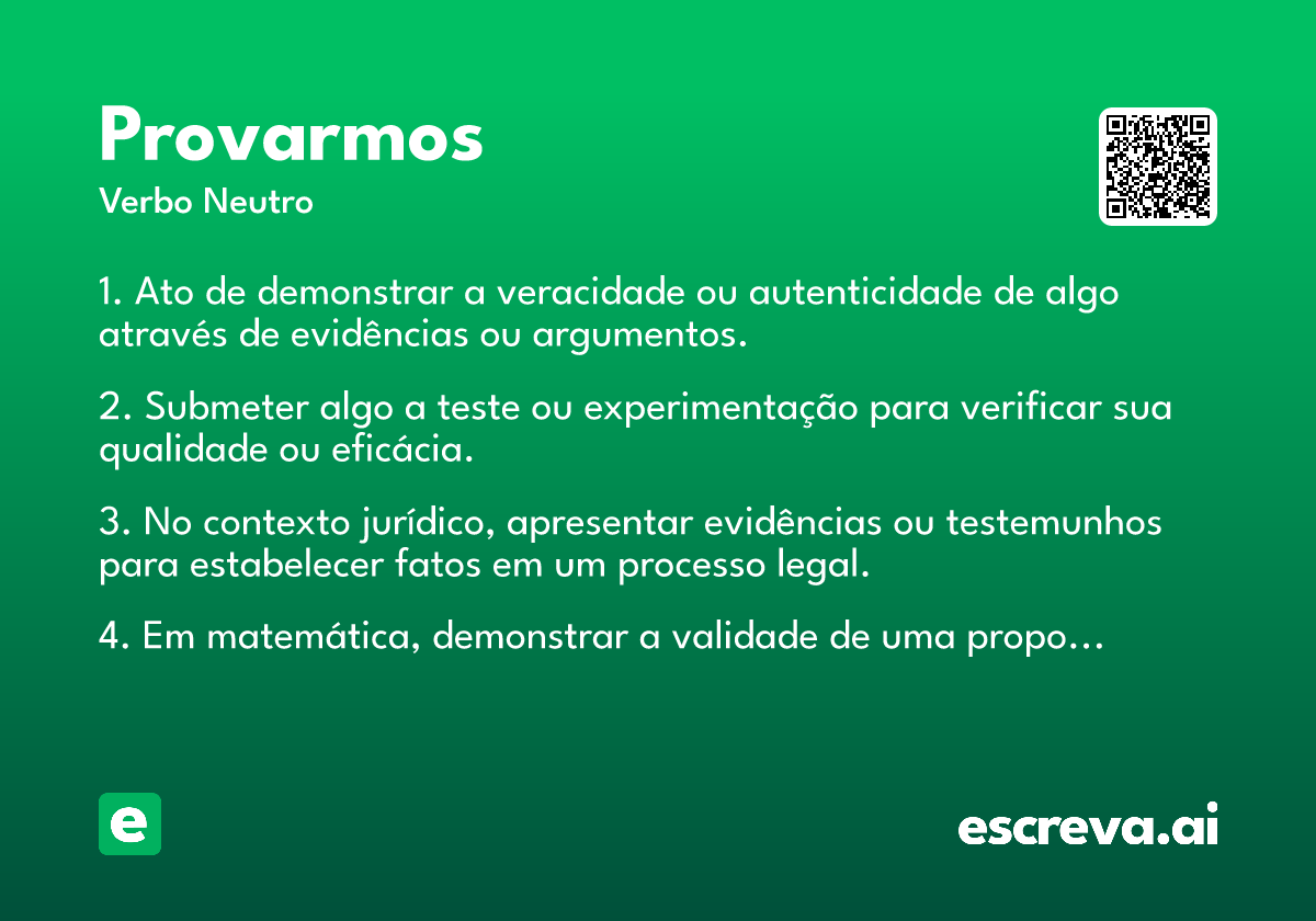 provarmos