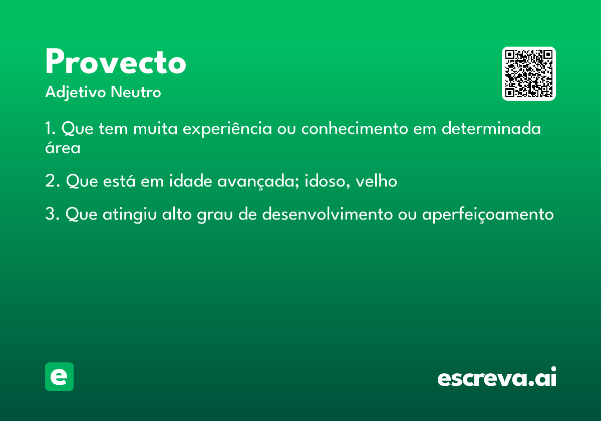 provecto