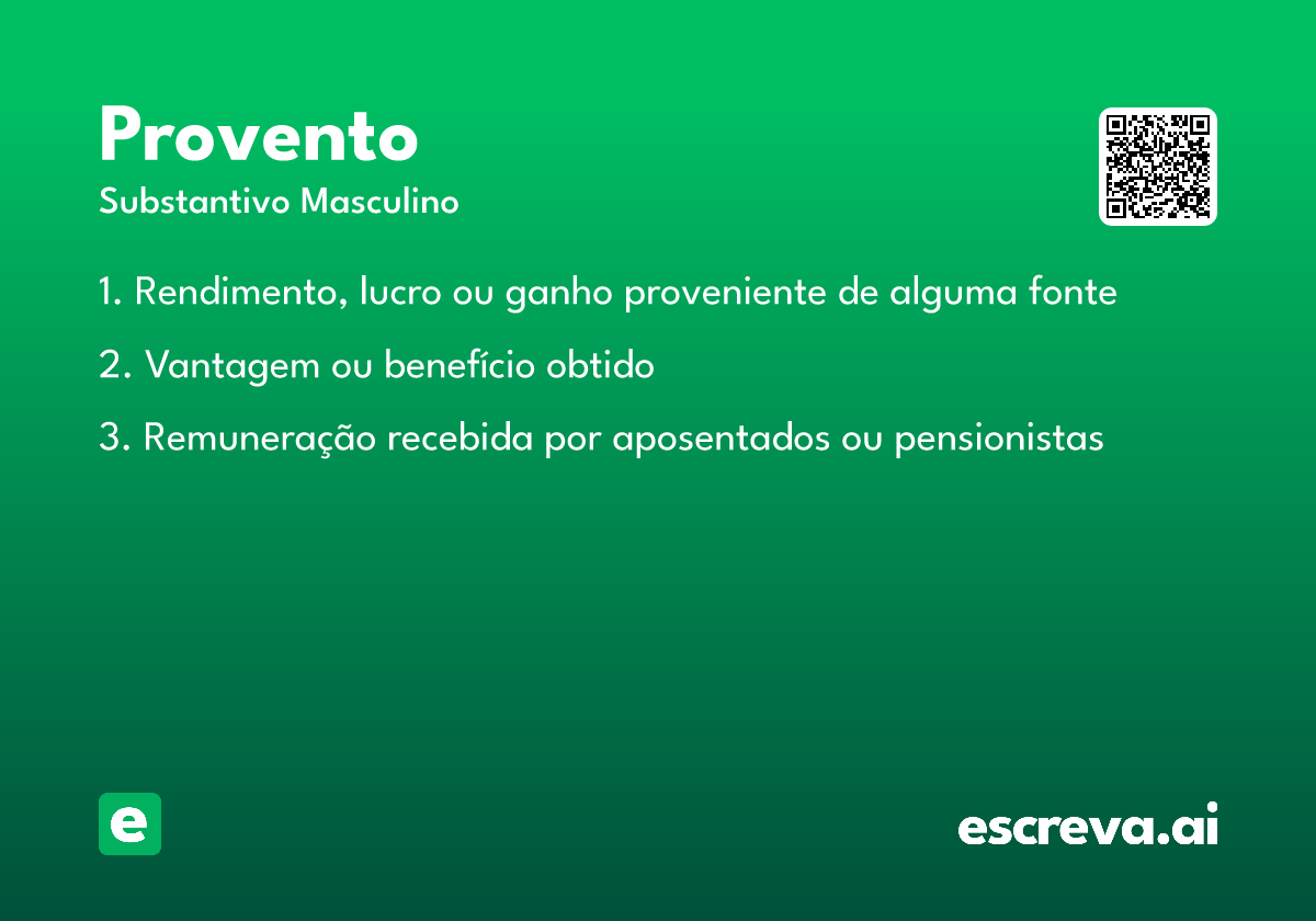 provento