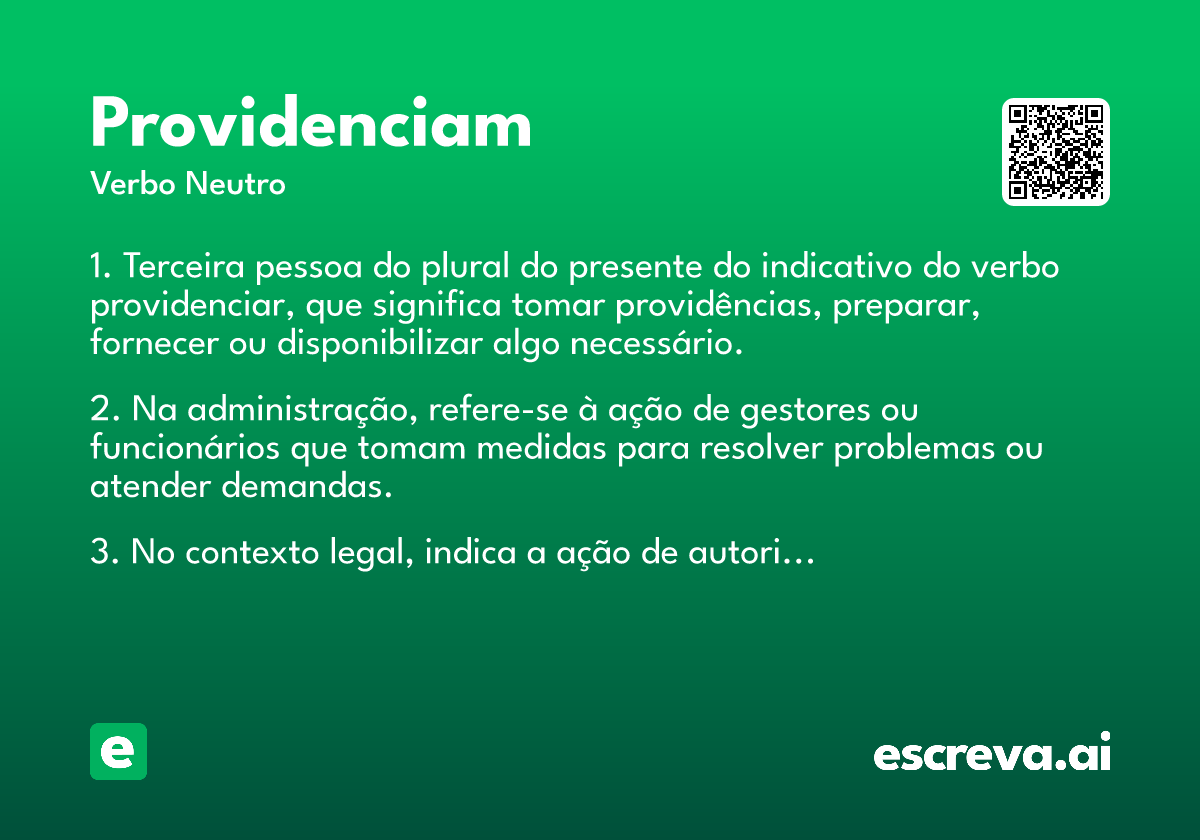 providenciam