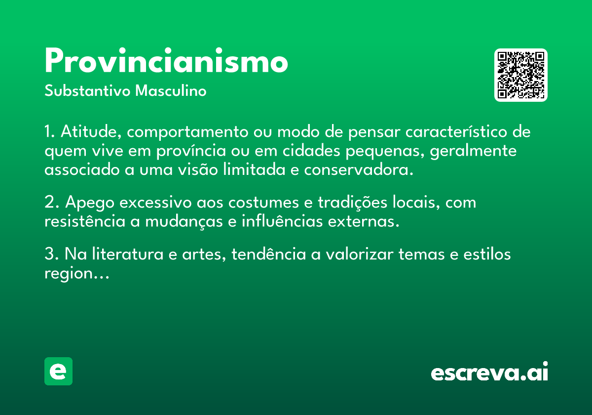 provincianismo