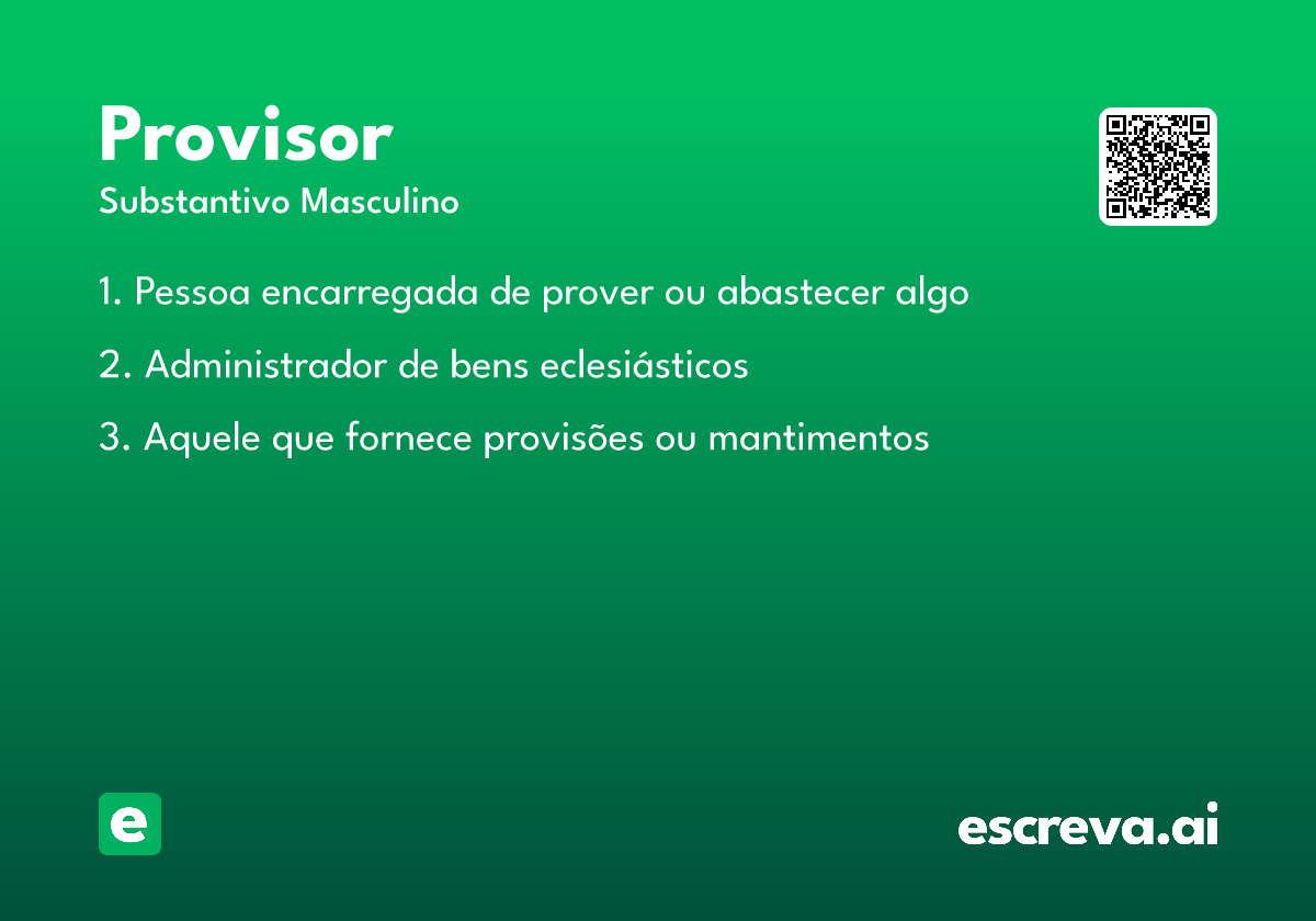 provisor