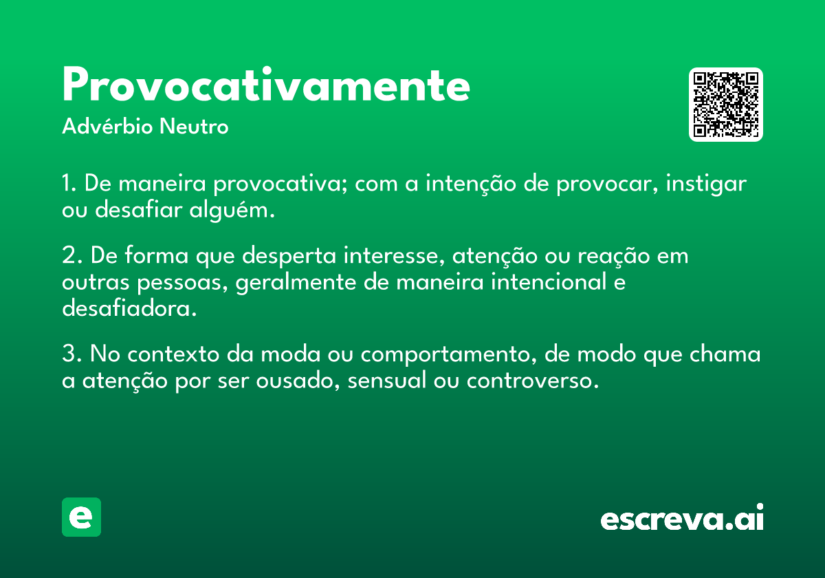 provocativamente