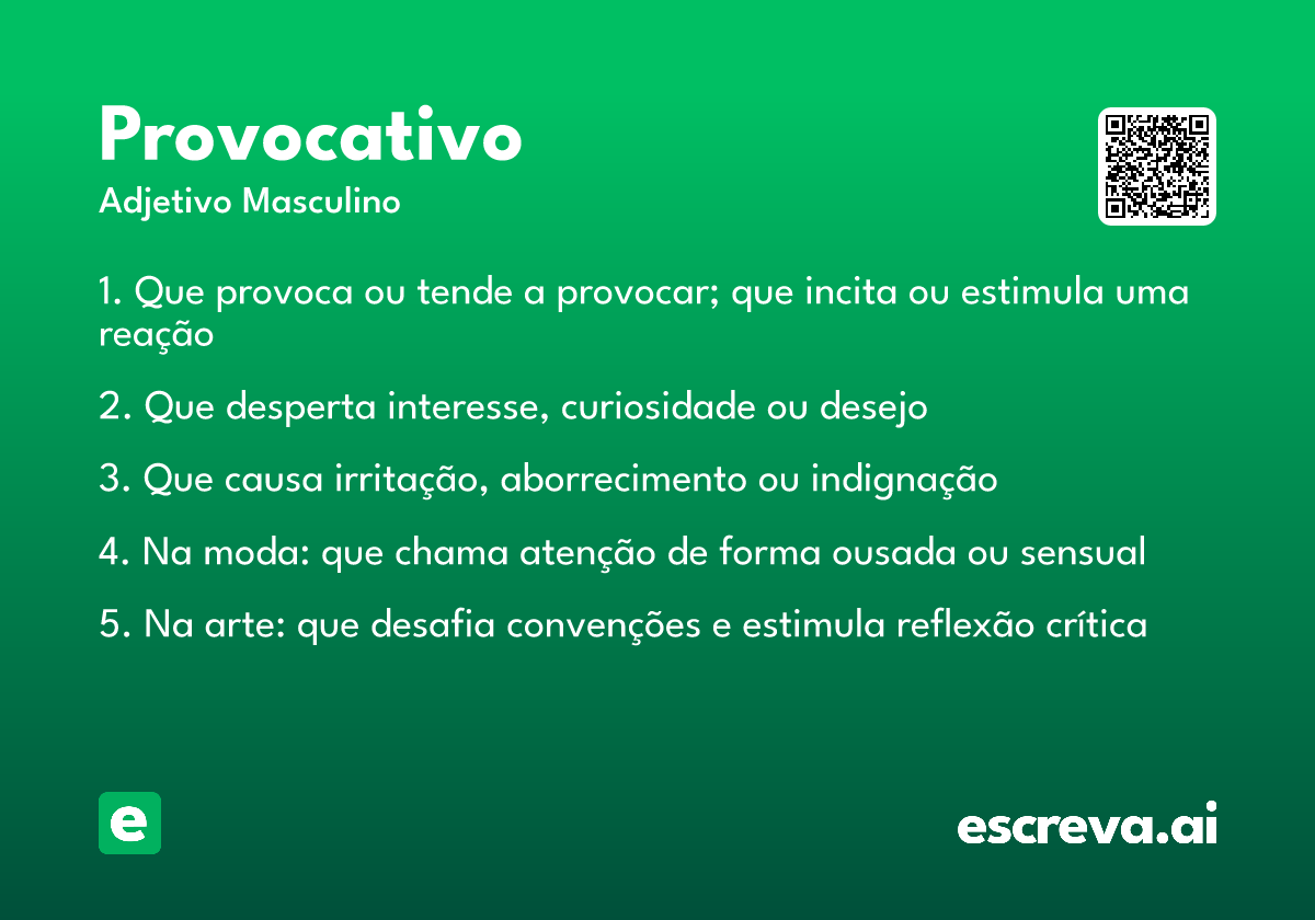 provocativo