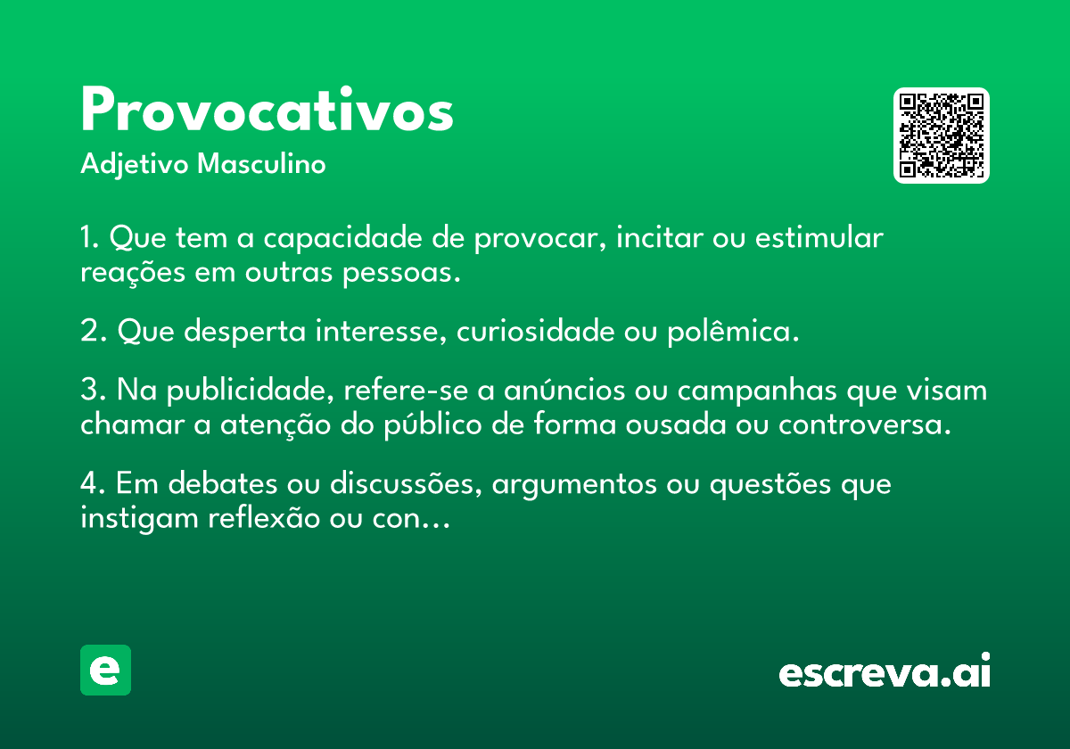 provocativos