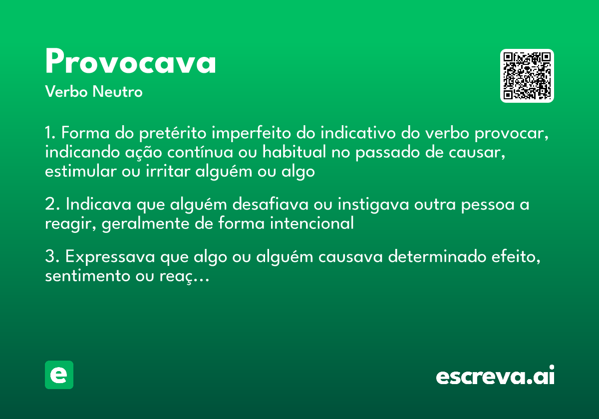 provocava