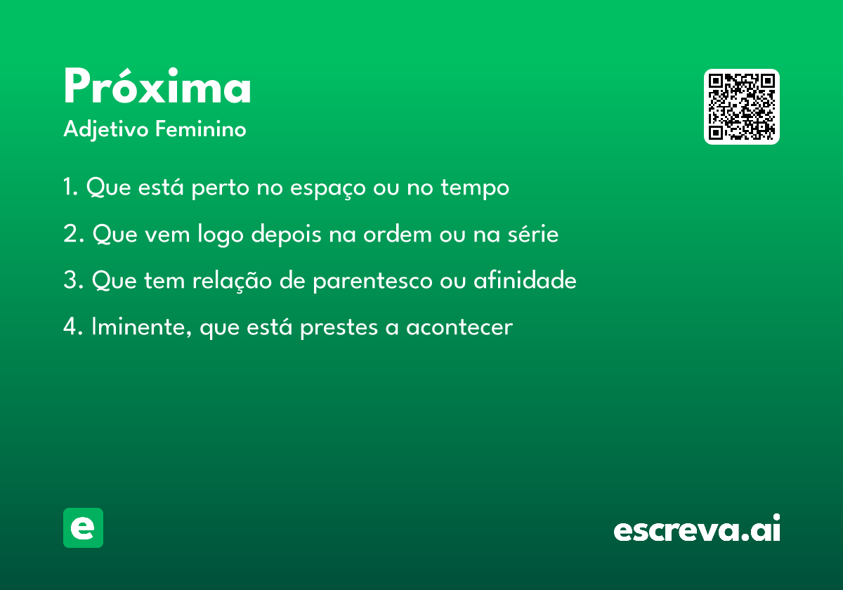 próxima