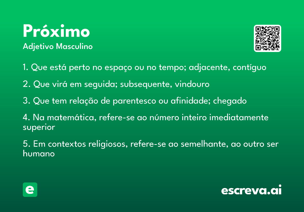 próximo