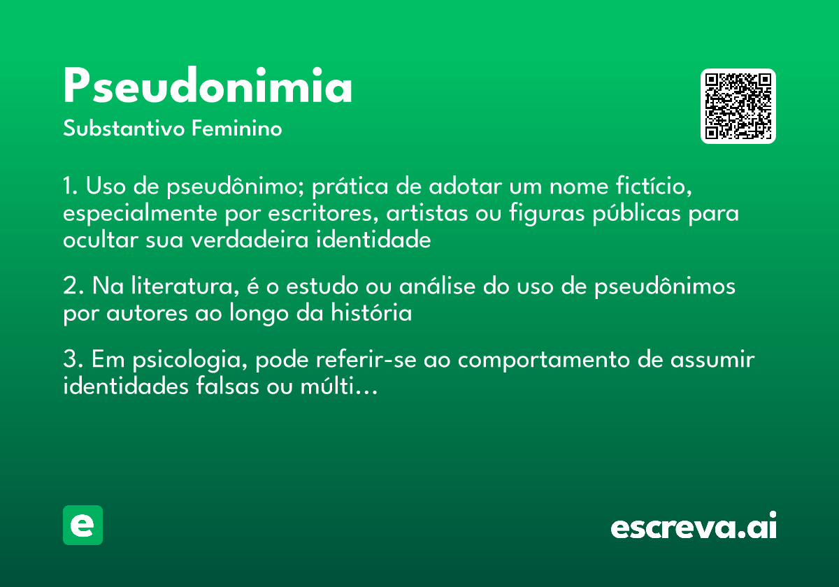 pseudonimia