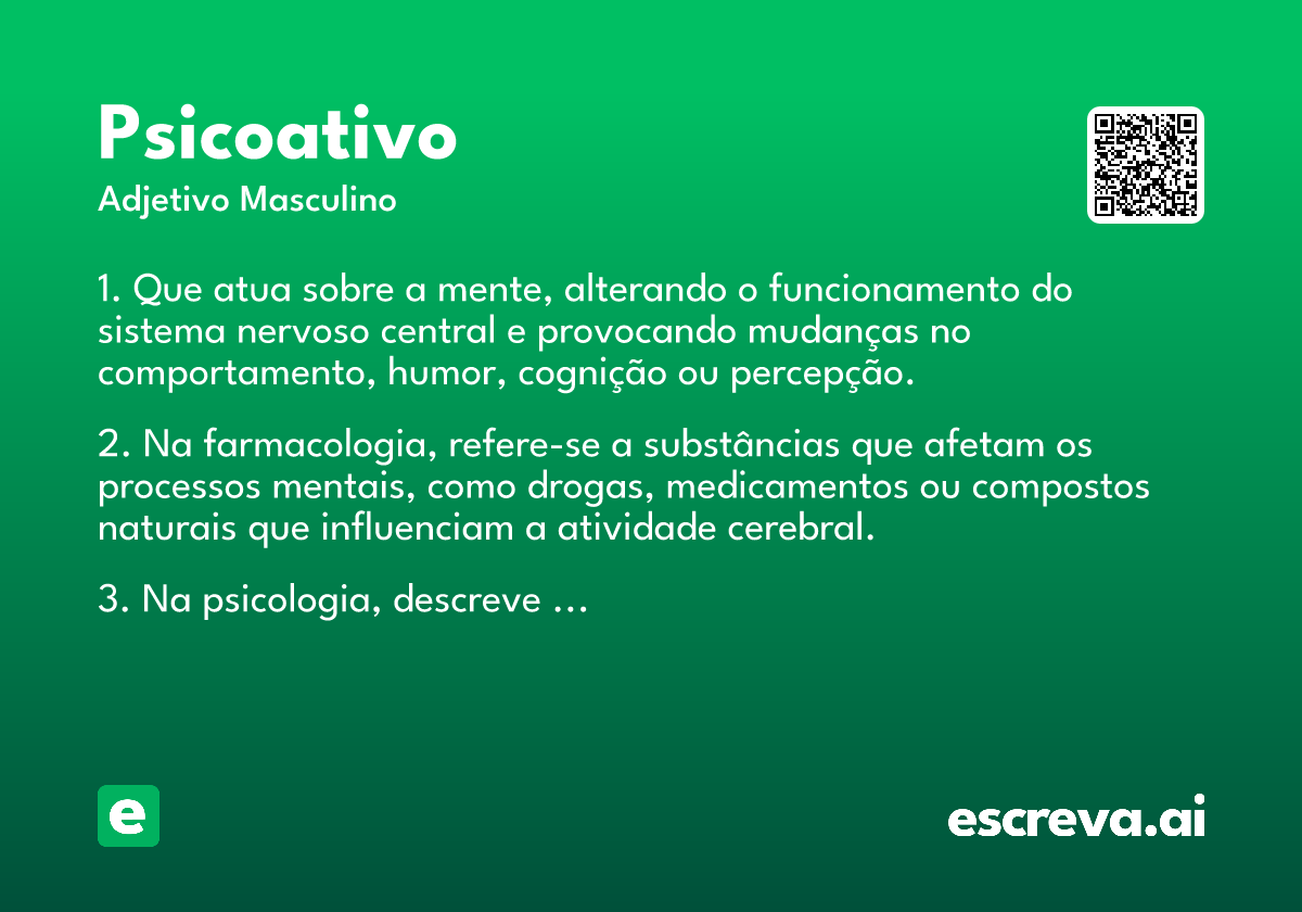 psicoativo