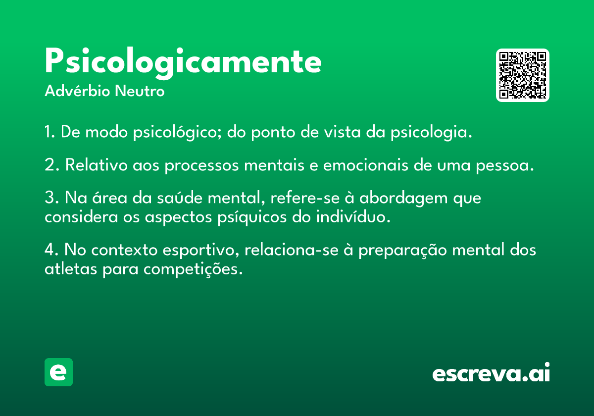 psicologicamente
