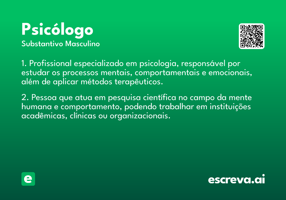psicólogo