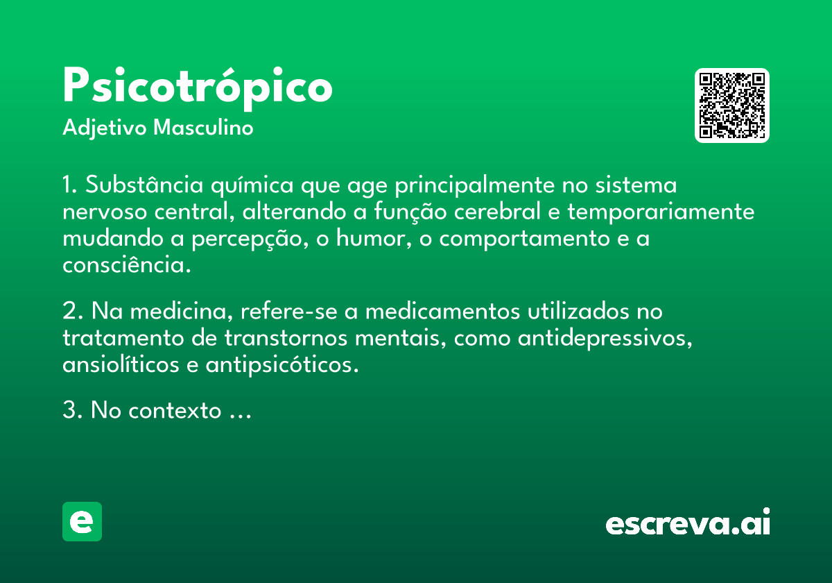 psicotrópico