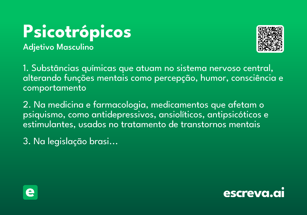 psicotrópicos