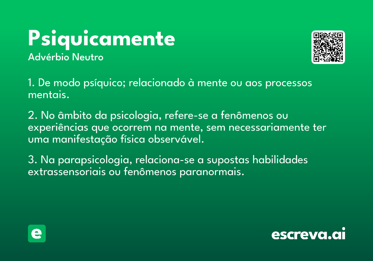 psiquicamente