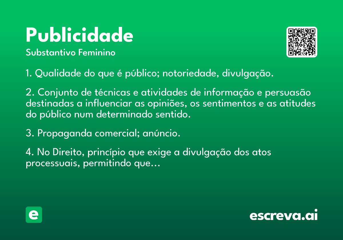 publicidade
