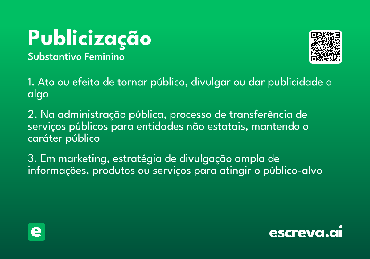 publicização