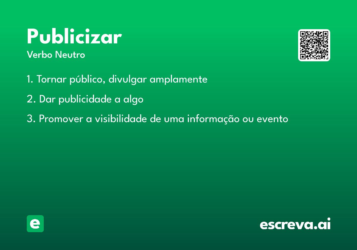 publicizar