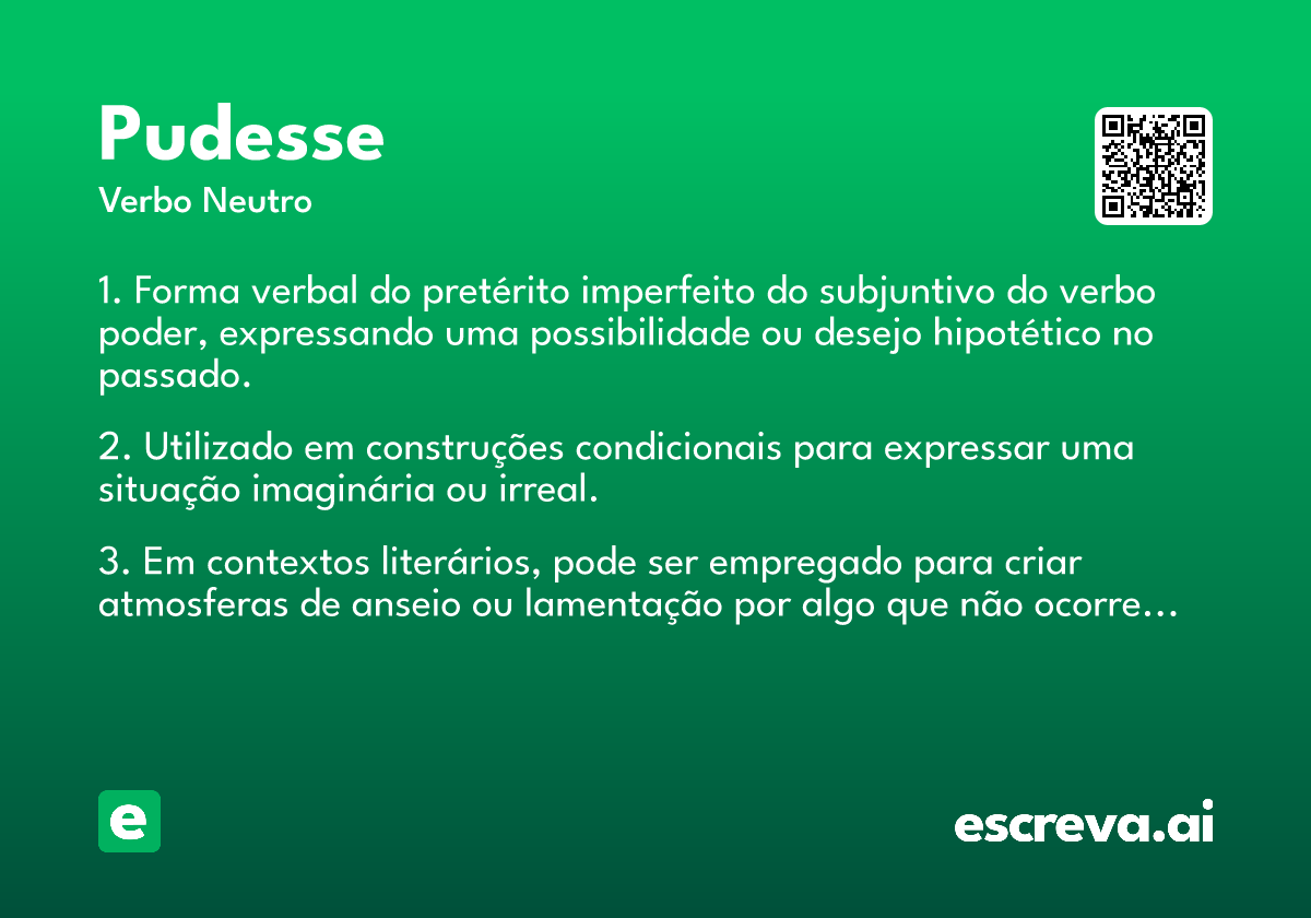 pudesse