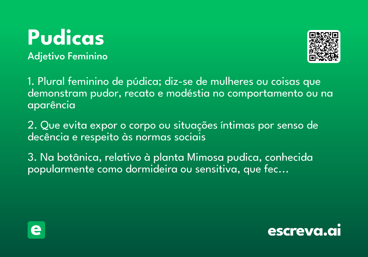 pudicas