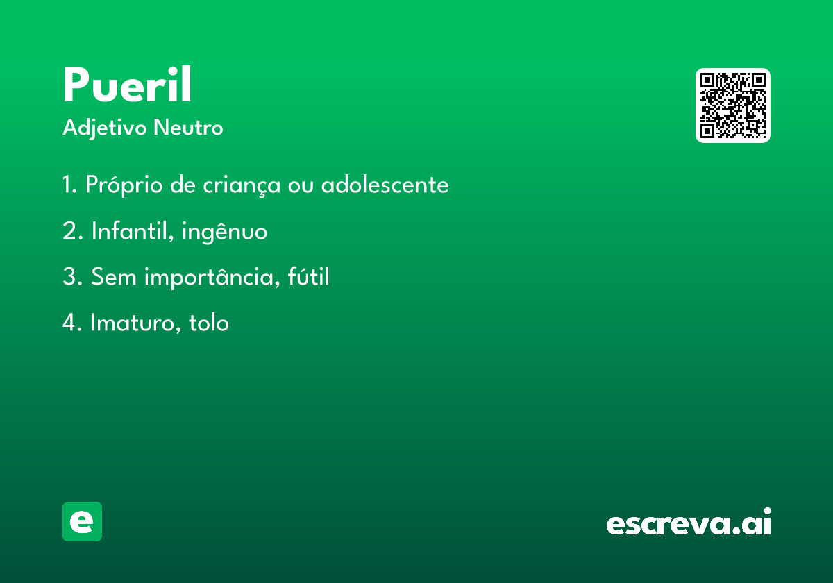 pueril
