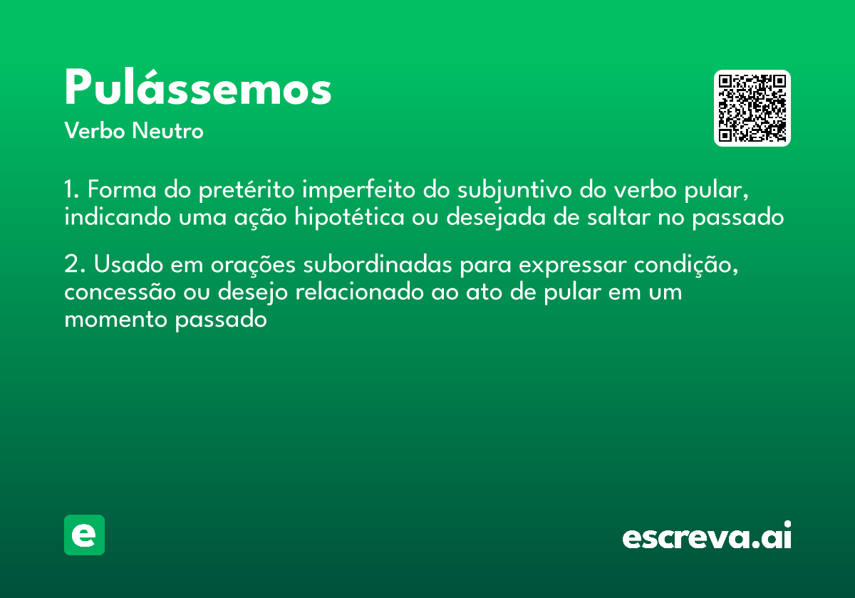 pulássemos