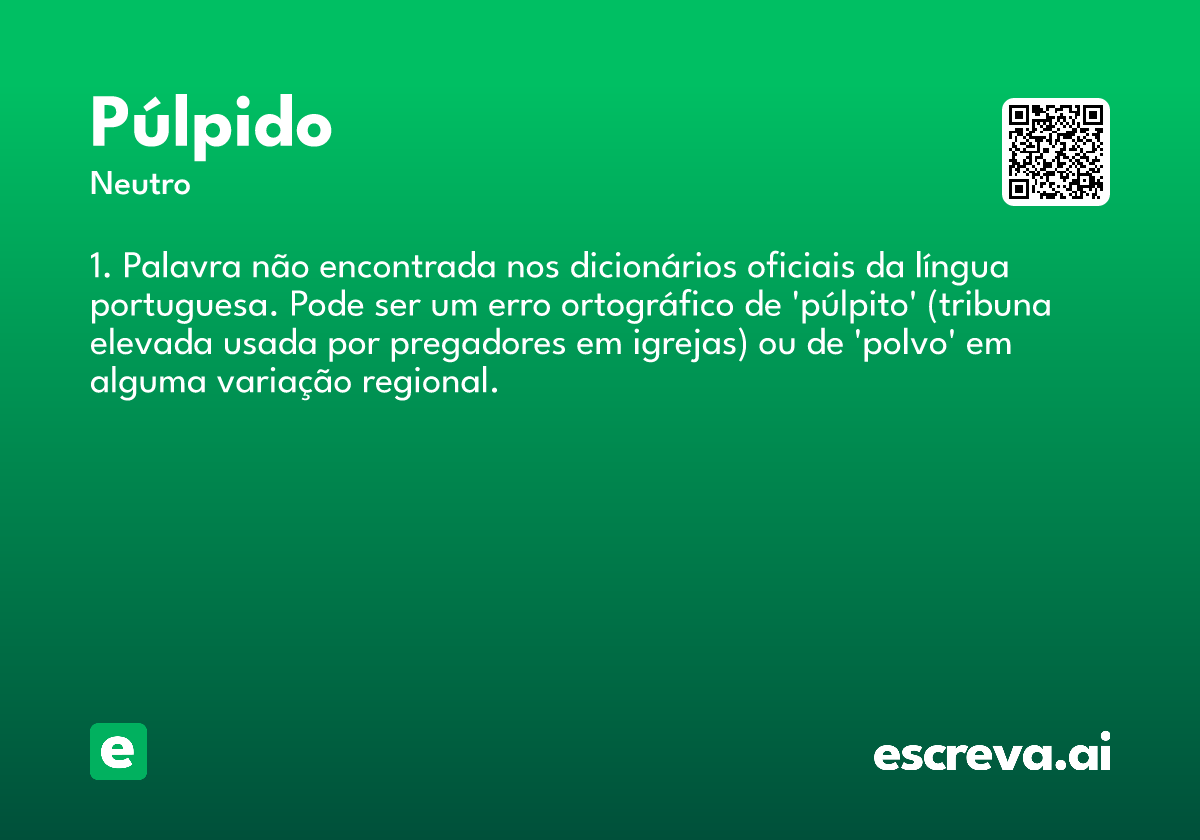 púlpido