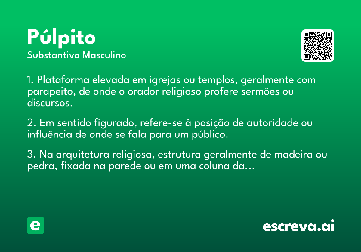 púlpito