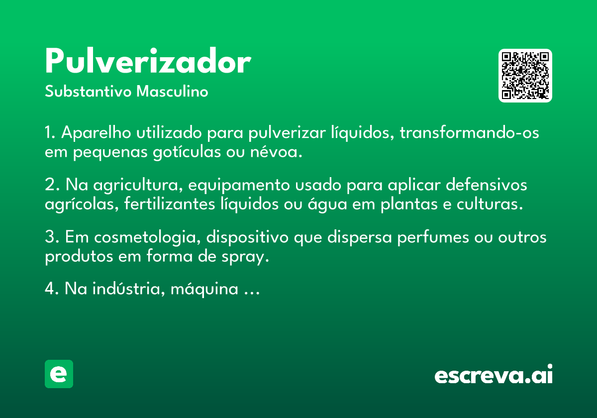 pulverizador