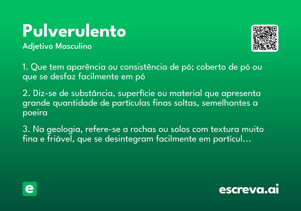 pulverulento