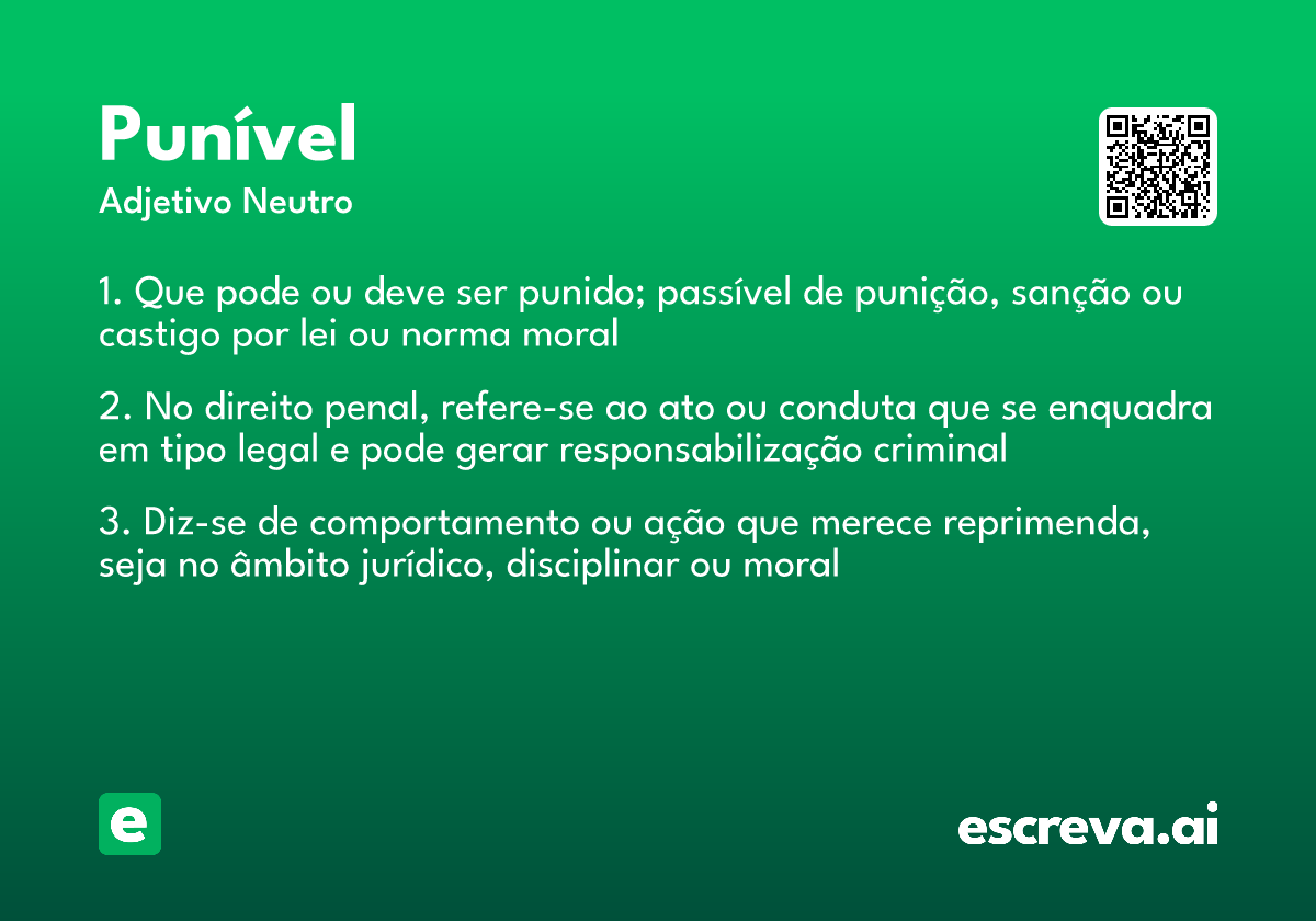 punível