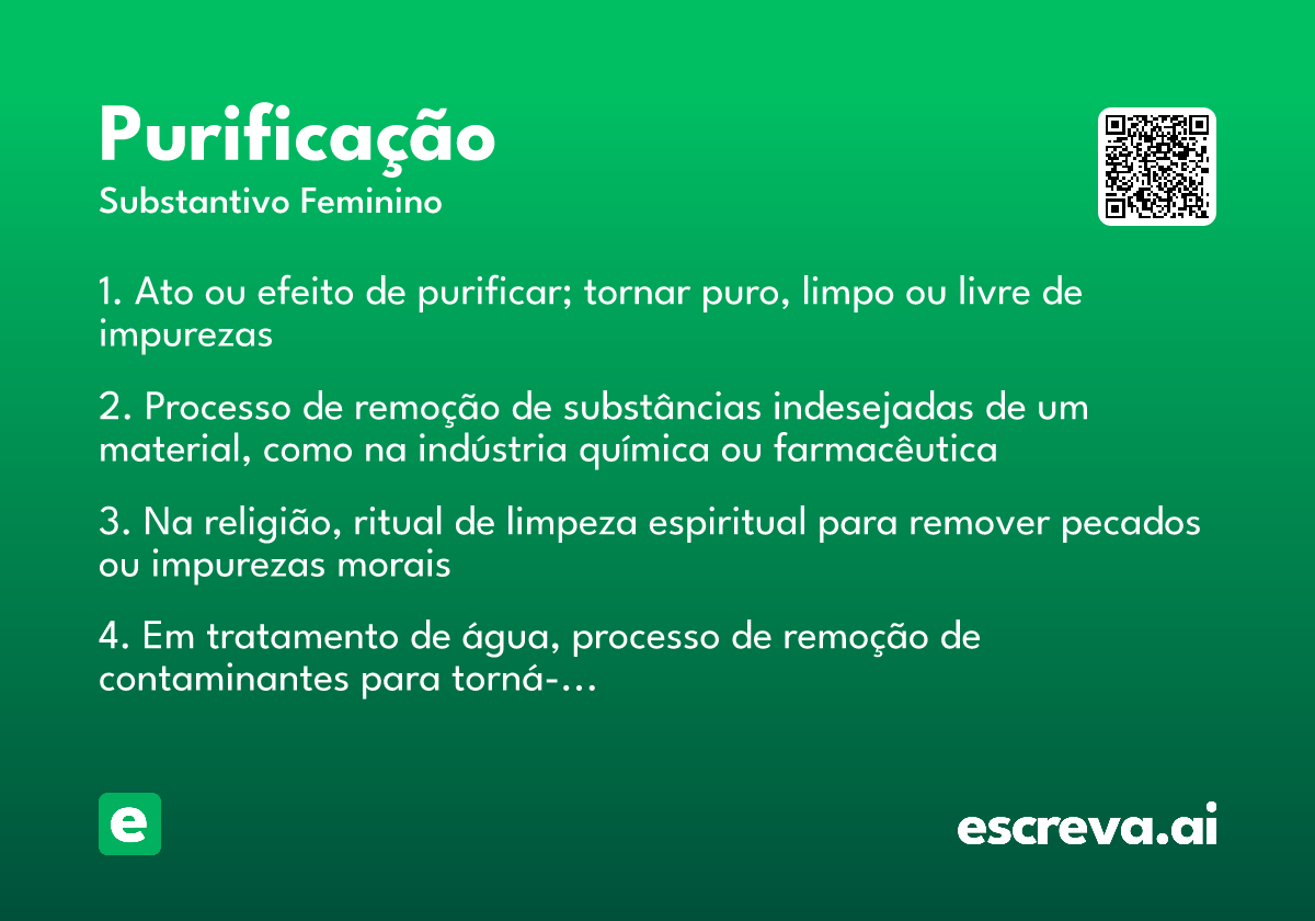 purificação