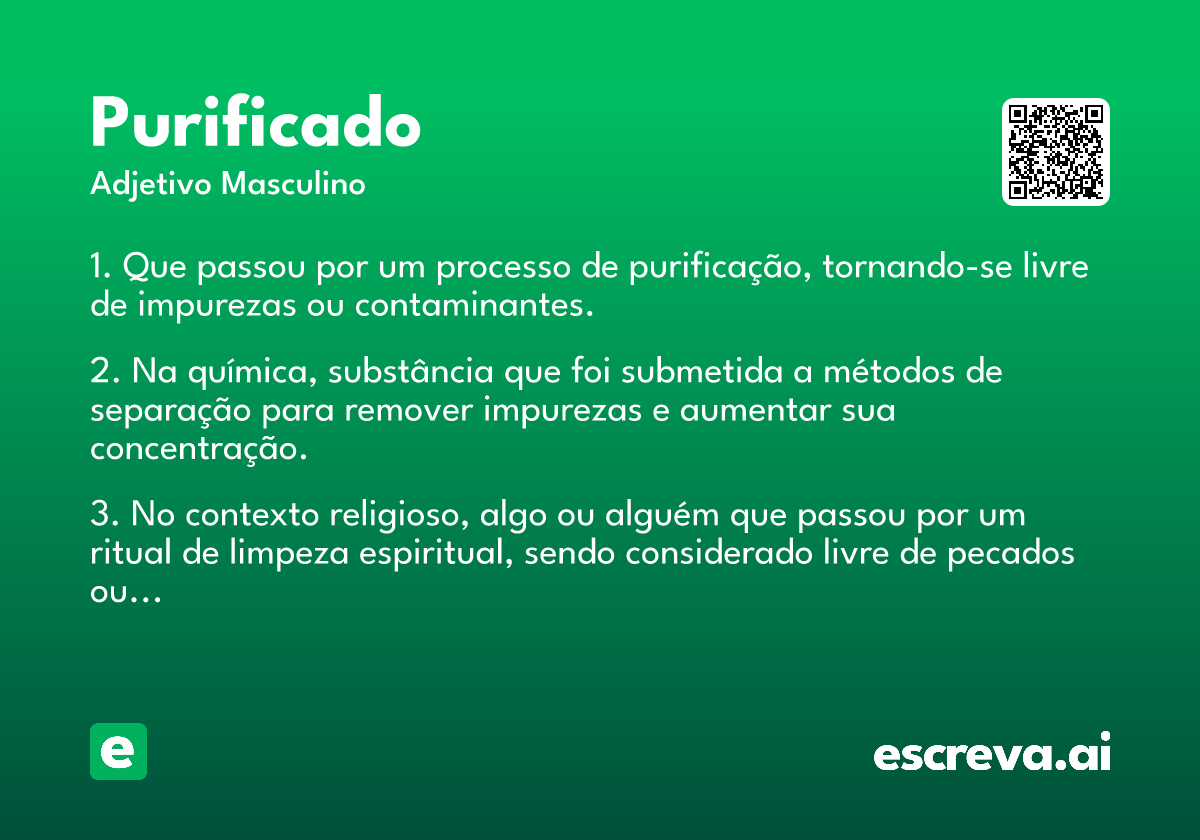 purificado