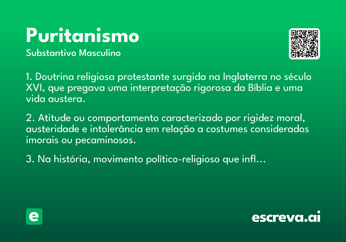 puritanismo