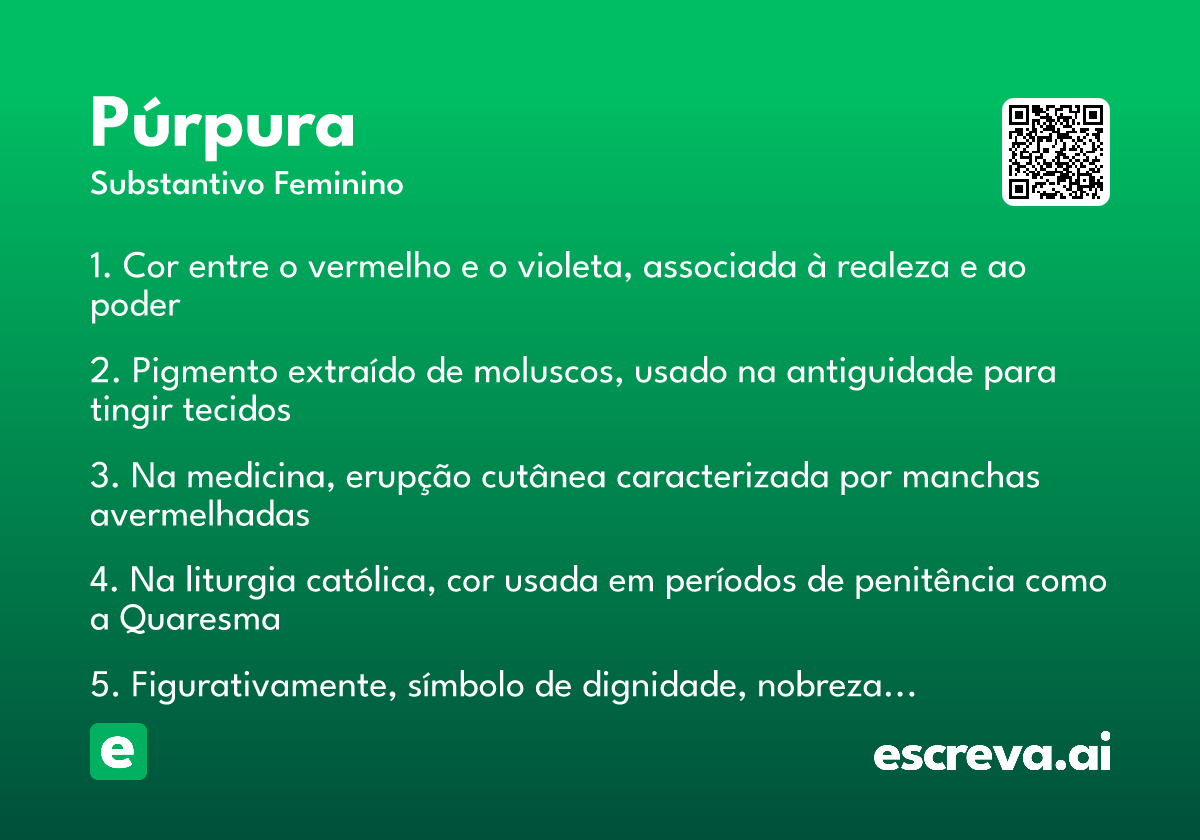 púrpura