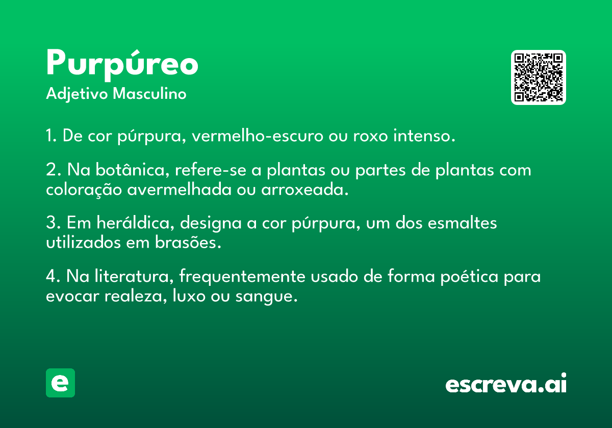 purpúreo