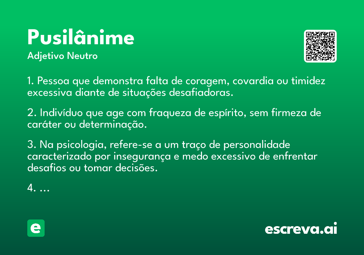 pusilânime