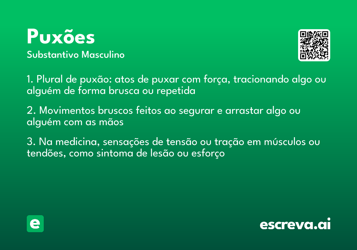 puxões