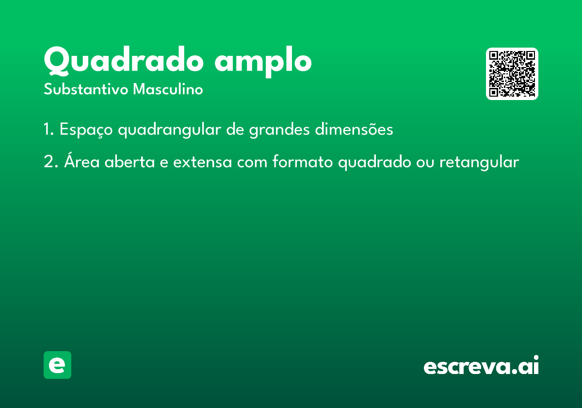 quadrado amplo