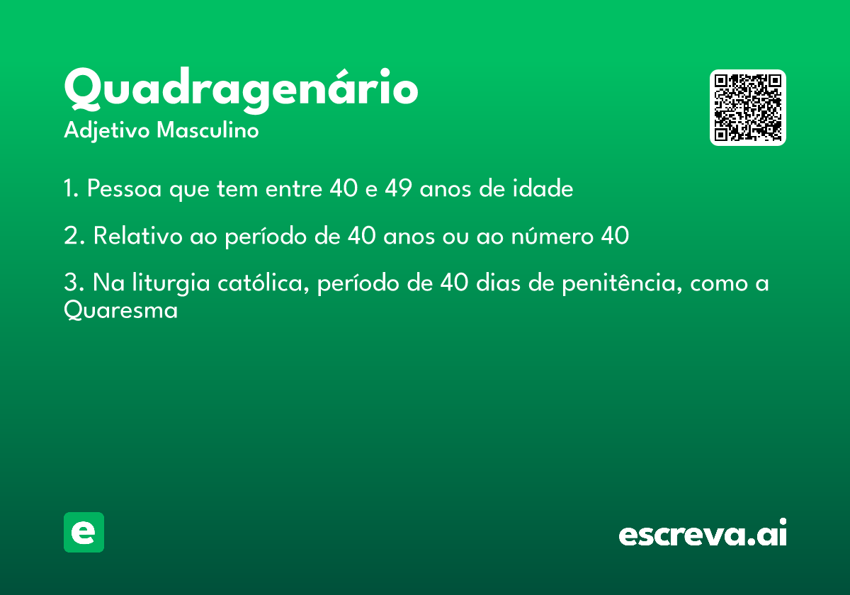 quadragenário