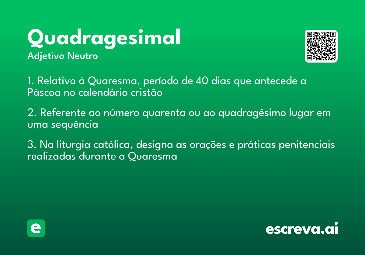 quadragesimal